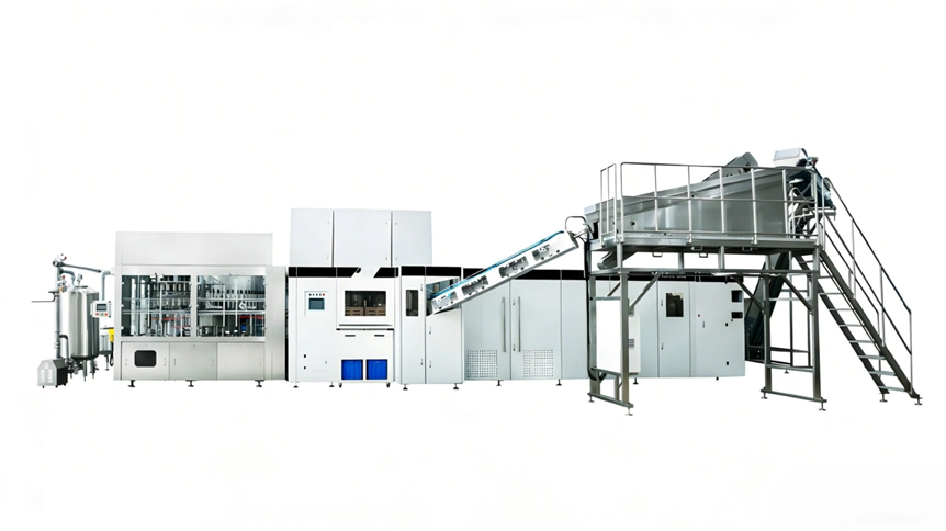 Blowing filling capping