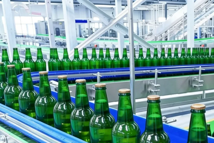 beer production line