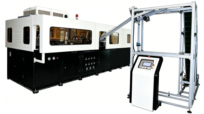 Bottle blowing machine